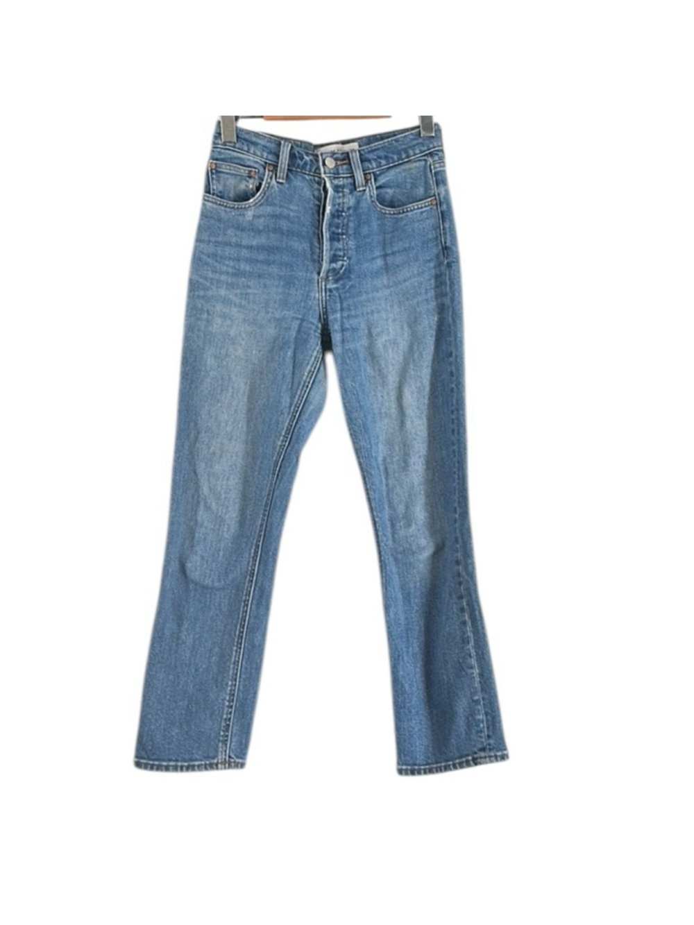 Aritzia Denim Forum jeans Arlo High Rise Straight Leg Classic Fit Jeans Size 25